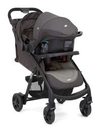 Joie Nanofold 3 Katlanır 360 Derece Dönebilen Tam Yatar Travel Sistem Bebek Arabası Siyah