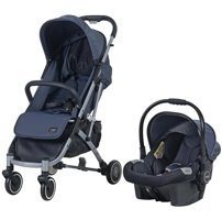 Prego 9004 Viper Çift Yönlü Katlanır 360 Derece Dönebilen Tam Yatar Kabin Tipi Travel Sistem Bebek Arabası Lacivert