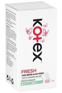 Kotex Fresh 34'lü Normal Günlük Ped