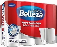 Belleza 2 Katlı 24'lü Rulo Tuvalet Kağıdı