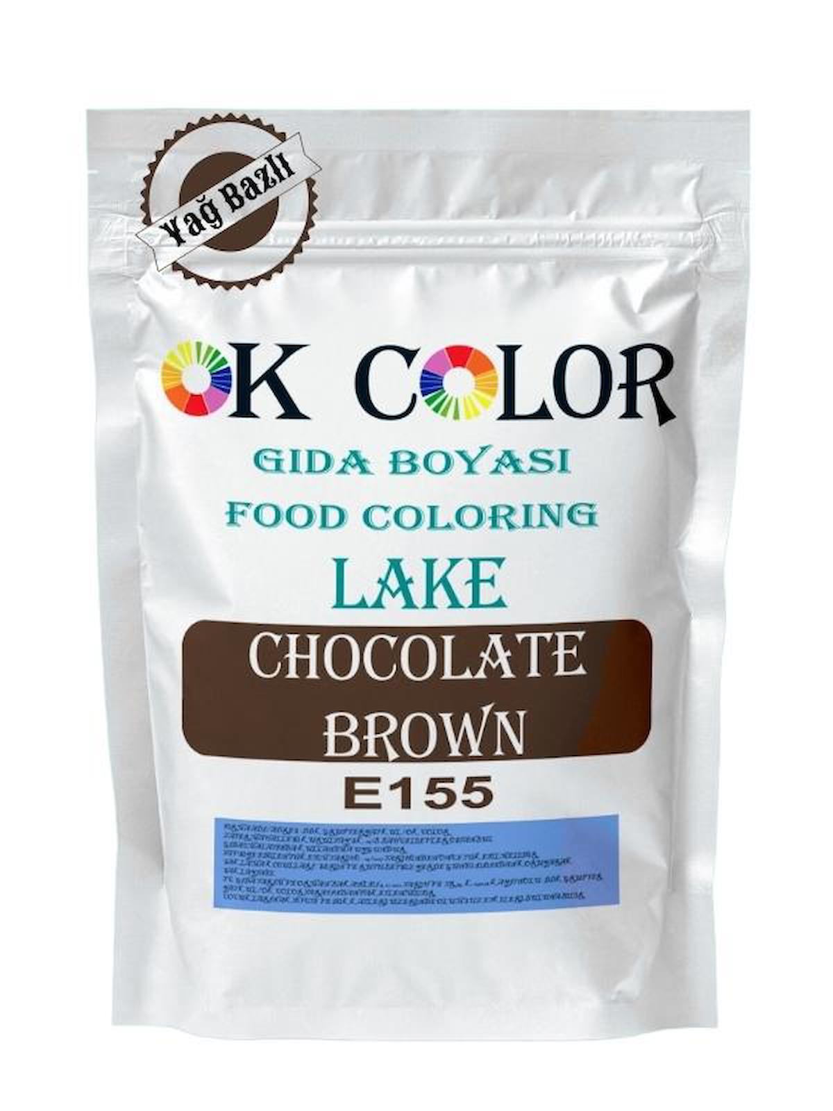 Ok Color Lake E155 Kahverengi Yağ Bazlı Toz Gıda Boyası 1 kg