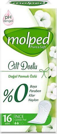 Molped Pure & Soft İnce 16'lı Hijyenik Ped 6 Adet