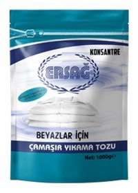 Ersağ Konsantre Beyazlar İçin 45 Yıkama Toz Deterjan 1 kg