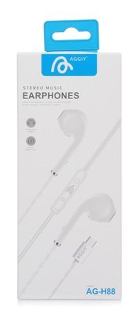 Aggiy Ag-H88 Kulak İçi Kablolu Bluetooth Kulaklık Beyaz