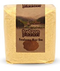 Trabzon Pazarı Kavrulmuş Organik Mısır Unu 900 gr