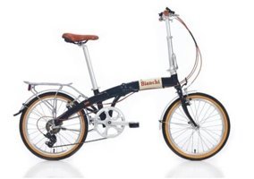Bianchi Folding New Vintage 290H 20 Jant 7 Vites Katlanır Şehir / Tur Bisikleti Siyah