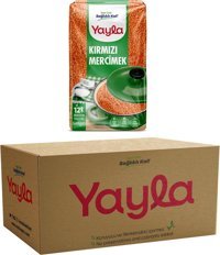 Yayla Kırmızı Mercimek 16x500 gr
