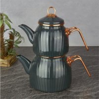 Tohana THN93104 Emaye Çaydanlık Yeşil