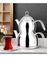 Lines Aycan Mini Paslanmaz Çelik Çaydanlık Gümüş