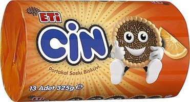 Eti Cin Portakallı Bisküvi 4x325 gr