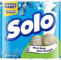 Solo 2 Katlı 12x32'li Rulo Tuvalet Kağıdı