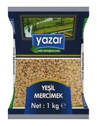 Yazar Yeşil Mercimek 5x1 kg