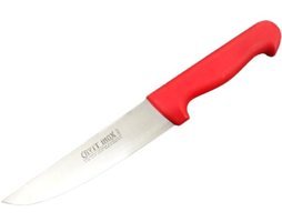 Cavit No:2 14 cm Çelik Et Bıçağı Kırmızı