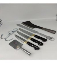 Hisar Bıçak 18.5 cm Çelik Et Bıçağı Siyah