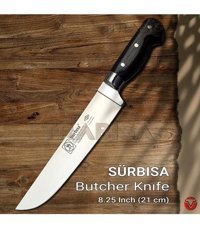 Sürbisa 61040 21.8 cm Ahşap - Çelik 12 Parça Et Bıçağı