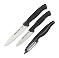 Pirge 13 cm Paslanmaz Çelik Et Bıçağı 3'lü