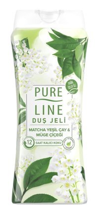 Pure Line Müge Çiçeği Yeşil Çay Duş Jeli 400 ml