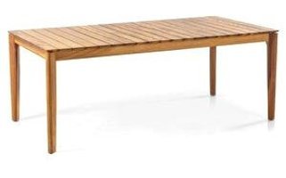 Rehome 100x200 cm Dikdörtgen Ahşap Bahçe Masası