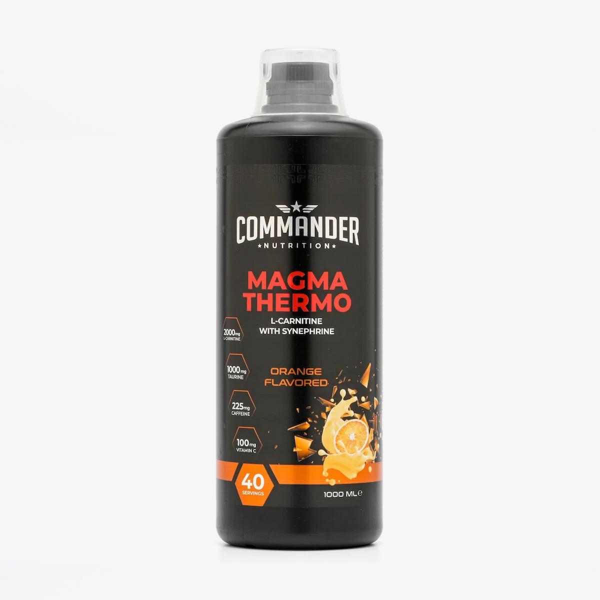 Commander Nutrition Magma Thermo Portakal Aromalı L-Karnitin 1000 ml Sıvı