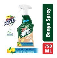 Cillit Bang Doğal Güç Limonlu Sıvı Sprey Banyo Temizleyici 750 ml