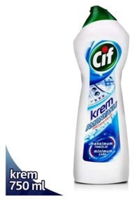 Cif Amonyaklı Krem Mutfak ve Banyo Temizleyici 12x750 ml