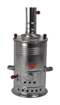 Zarif İş 3.5 lt Çelik Tek Demlikli Tek Musluklulu Elektrikli Semaver Gümüş