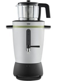 Beko SE 8034 2000 W 3.5 lt Cam Tek Demlikli Tek Musluklulu Plastik Elektrikli Semaver Beyaz