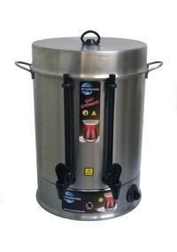 Armeka 220 - 240 W 3 lt 250 Bardak Çelik Tek Demlikli Tek Musluklulu Elektrikli Semaver Gümüş