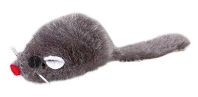 Trixie Kedi Otlu Peluş Tüylü Isırma Yavru-Yetişkin Fare Kedi Oyuncağı