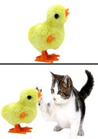 Universal Hareketli Sesli Peluş Yakalama Yavru-Yetişkin Kedi Oyuncağı