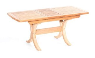 Rehome Lotus 140 + 40x80 cm Kahverengi Dikdörtgen Ahşap Bahçe Masası