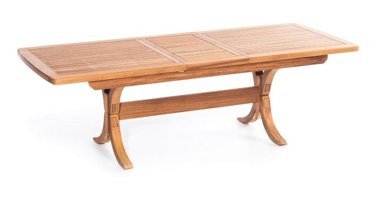 Rehome Lotus 180 + 50x100 cm Kahverengi Dikdörtgen Ahşap Bahçe Masası