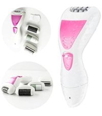 Rado Rd-3006 Vıp Yüz Genital Bölge Bıyık Koltuk Altı Sakal Bacak için Işıklı Epilatör Pembe