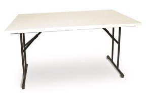 Dockers Banket 80x140 cm Beyaz Dikdörtgen Werzalit Bahçe Masası
