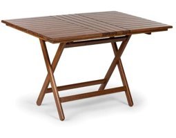 Ustoll Furniture Atina 70x120 cm Kahverengi Katlanabilir Dikdörtgen Ahşap Bahçe Masası