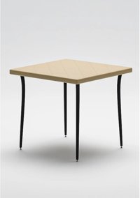 Çavdar Group Carmen 80x80 cm Bej Kare Plastik Bahçe Masası
