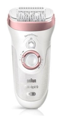 Braun 9-880 SensoSmart Genital Bölge Tüm Vücut Koltuk Altı Bacak için 40 Cımbızlı Kablosuz Epilatör Rose
