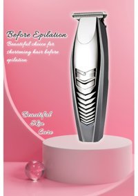 Ausvar Yüz Genital Bölge Tüm Vücut Kaş Bıyık Koltuk Altı Sakal Bacak için 10 Cımbızlı Kablosuz Epilasyon Aleti Gri