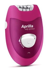 Aprilla AEP-7813 Genital Bölge Kaş Koltuk Altı Bacak için 10 Cımbızlı Tek Başlıklı Kablosuz Işıklı Epilatör Pembe