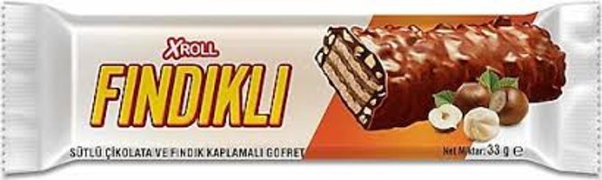 Xroll Sütlü Çikolatalı Gofret 33 gr