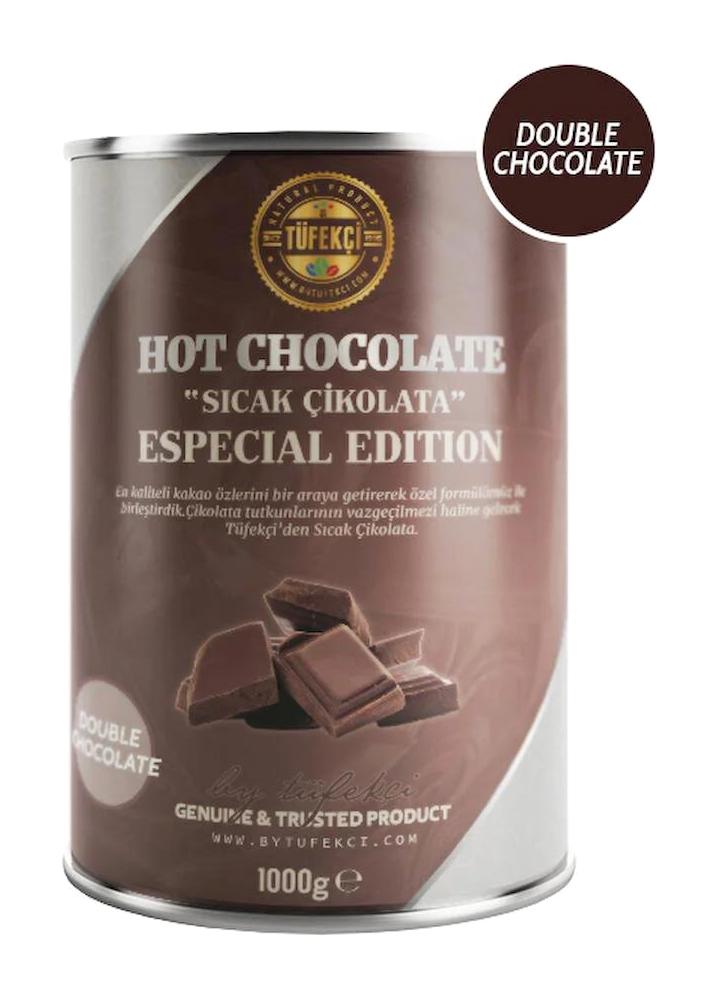 By Tüfekçi Double Çikolata Sıcak Çikolata 1 kg Tekli