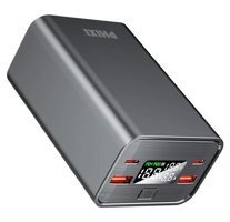Evibe UP180 30000 mAh Hızlı Şarj Dijital Göstergeli USB Çoklu Bağlantı Powerbank Gri