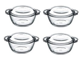 Paşabahçe 97343 8'li Cam Saklama Kabı 4x275 ml