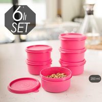 Porsima Te-061 12'li Plastik Saklama Kabı 6x200 ml