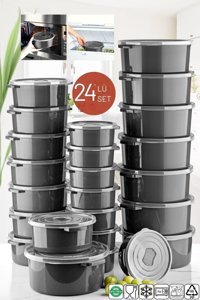 Nandy Home 48'li Yuvarlak Plastik Saklama Kabı