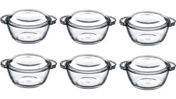 Paşabahçe 97343 12'li Cam Saklama Kabı 6x275 ml