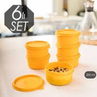 Porsima Te-060 12'li Plastik Saklama Kabı 6x200 ml