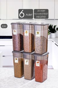 Porsima Diamond 12'li Plastik Saklama Kabı 6x3.3 lt