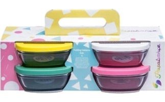 Paşabahçe 8'li Cam Saklama Kabı 4x310 ml