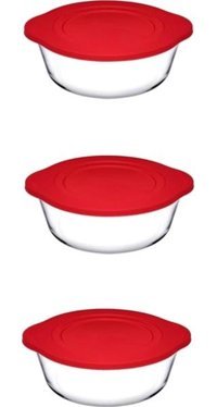 Paşabahçe 59133 6'lı Cam Saklama Kabı 3x840 ml